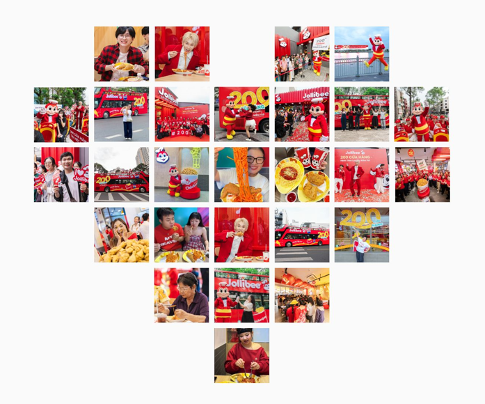 Jollibee Việt Nam gây ấn tượng với chiến dịch khai trương cửa hàng th?200