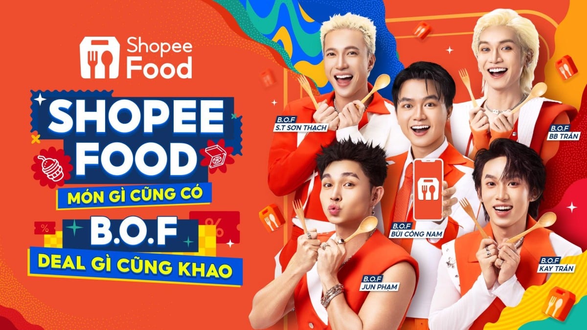ShopeeFood công b?đại s?thương hiệu mới cùng chuỗi chương trình ưu đãi hấp dẫn nhân dịp đầu năm