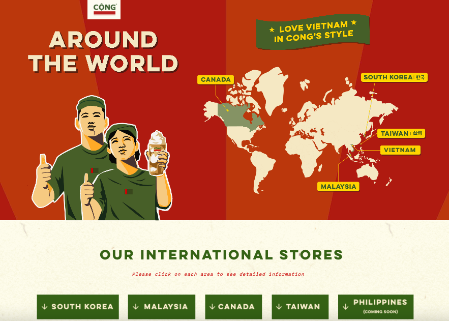 Cộng Cà Phê thông báo trên website s?tiếp tục gia nhập th?trường Philippines.